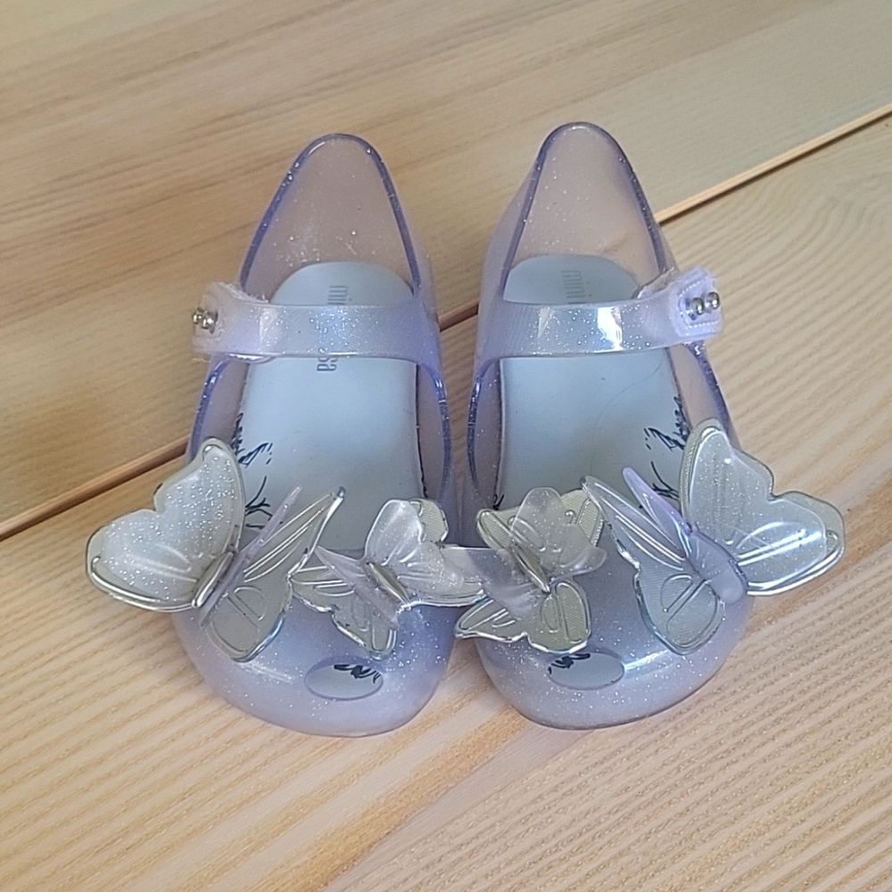 Mini Melissa Butterfly Slippers USA 9